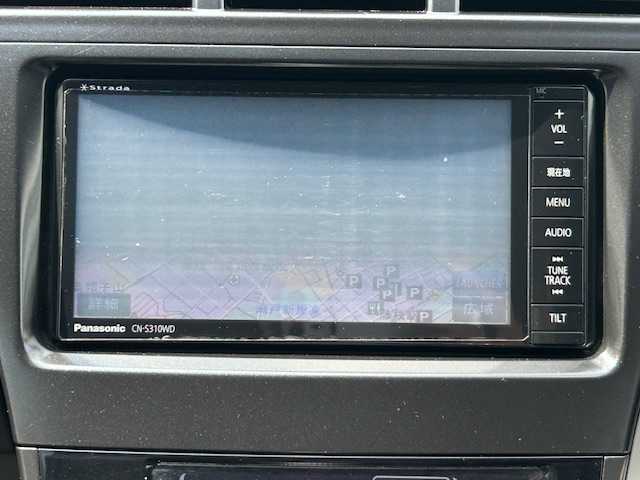 トヨタ プリウス α S 静岡県 2013(平25)年 11.9万km ダークブルーマイカ ワンオーナー/社外メモリナビ/(AM/FM/BT/iPod/DVD)/フルセグTV/ビルトインETC/プッシュスタート/スマートキー/スペアキー×1/純正16インチアルミホイール/純正フロアマット/オートエアコン/LEDヘッドライト/取扱説明書/保証書