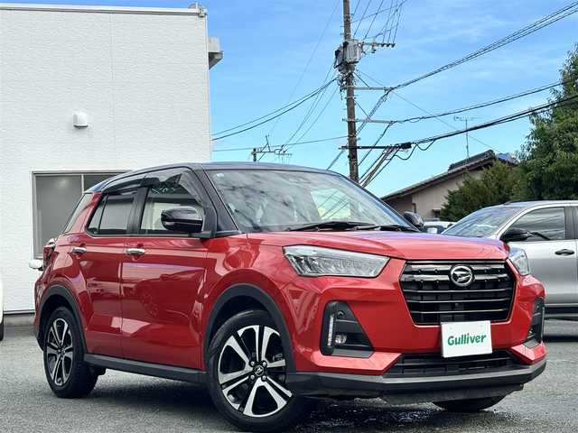 ダイハツ ロッキー G 熊本県 2020(令2)年 10万km ブラックマイカメタリック/コンパーノレッド ワンオーナー/純正ディスプレイオーディオ/【フルセグTV/Bluetooth/Applecarplay/USB】/全周囲カメラ/レーダークルーズコントロール/衝突軽減ブレーキ/レーンアシスト/コーナーセンサー/純正17インチAW/オートLEDヘッドライト/オートハイビーム/前席シートヒーター/社外ドライブレコーダー/ETC/ウィンカーミラー/スマートキー/プッシュスタート/アイドリングストップ/純正ドアバイザー/純正フロアマット/横滑り防止装置/盗難防止装置/保証書/取扱説明書