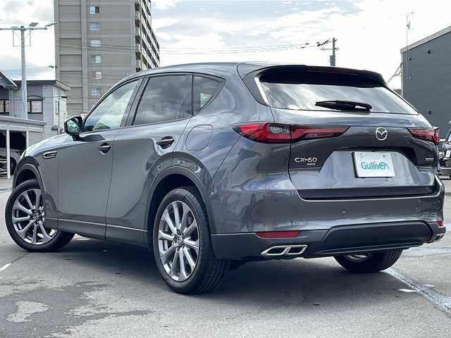 マツダ ＣＸ－６０ XD エクスクルーシブモード 道北・旭川 2023(令5)年 2.2万km マシーングレープレミアムM ・4WD/・禁煙車/・BOSEサウンド/・サンルーフ /・ワンオーナー/・黒革シート/・純正SDナビ/ BT/USB/HDMI/フルセグ/・360°ビューカメラ/・衝突軽減ブレーキ/・レーンキープ/・誤発進抑制/・レーダークルーズコントロール/・コーナーセンサー/・アイドリングストップ/・全席シートヒーター /・前席エアシート /・ステアリングヒーター/・運転席メモリシート/・前席パワーシート /・電動リアゲート/・前後ドライブレコーダー/・ETC/・ワイヤレス充電/・AC100V/・電動チルトステアリング/・ヘッドライトウォッシャー/・オートハイビーム/・LEDヘッドライト/・リアフォグ/・オートワイパー/・オートリトラミラー /・フロントデアイサー/・純正フロアマット/・純正ラゲッジマット/・社外AW冬タイヤ積み込み