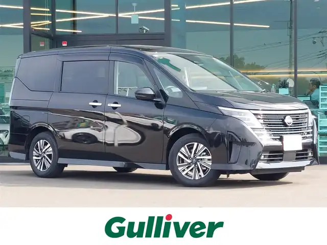 日産 セレナ e－パワー ハイウェイスター V 東京都 2024(令6)年 2万km ダイヤモンドブラック 純正ナビ/デジタルインナーミラー/アラウンドビューモニター/バックカメラ/純正アルミホイール/ブラインドスポットモニター/ETC2.0/アダプティブクルーズコントロール/プッシュスタート/衝突軽減ブレーキ/純正フロアマット/フロントフォグランプ/フルセグテレビ/Bluetooth/USB入力端子/キーレスエントリー/レーンキープアシスト/新車保証書/取扱説明書