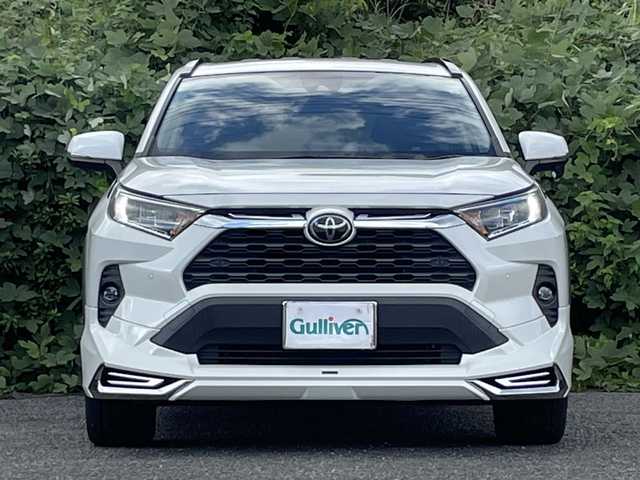 トヨタ ＲＡＶ４ X 大分県 2019(令1)年 8万km ホワイトパールクリスタルシャイン モデリスタエアロ/モデリスタ19インチアルミ/純正ナビ/バックカメラ/フルセグ/DVD/Bluetooth/ビルトインETC/アダプティブクルーズコントロール/レーンキープアシスト/ドライブレコーダー/純正LEDヘッドライト/オートライトコントロール/オートハイビームアシスト/スマートキー/エンジンプッシュスタート/MTモード付きAT/前後クリアランスソナー