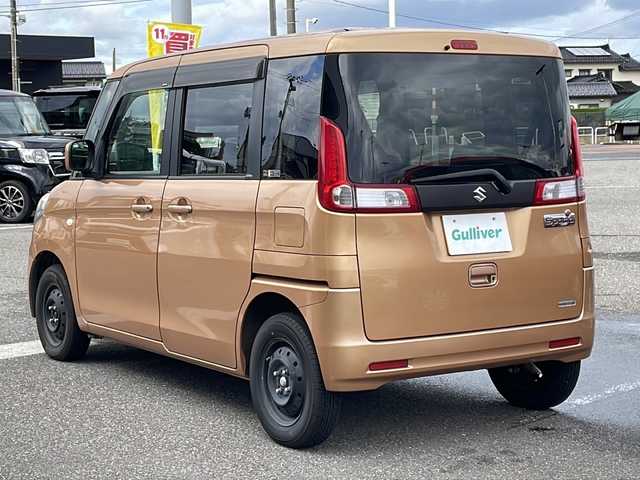 スズキ スペーシア G 新潟県 2014(平26)年 13万km キャンドルオレンジメタリック アイドリングストップ/ドアバイザー/両側スライドドア/純正フロアマット/スマートキー/ハロゲンヘッドライト