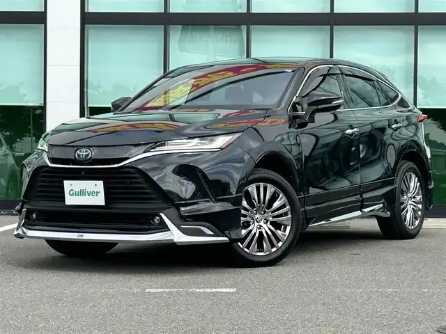 トヨタ ハリアー ハイブリッド Z レザーパッケージ 和歌山県 2021(令3)年 7.7万km プレシャスブラックパール モデリスタエアロ/純正12.3型ナビ/JBLプレミアムサウンド/フルセグTV/デジタルインナーミラー/パノラミックビューモニター/プリクラッシュセーフティー/ヘッドアップディスプレイ/ブラインドスポットモニター/シートヒーター/シートエアベンチレーション/パワーシート/ポジションメモリー/ビルトインETC2.0/ドライブレコーダー/電動リアゲート/LEDヘッドライト/オートライト