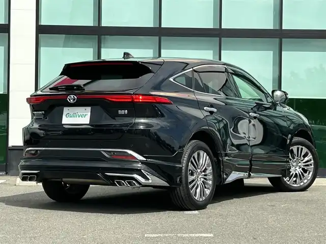 トヨタ ハリアー ハイブリッド Z レザーパッケージ 和歌山県 2021(令3)年 7.7万km プレシャスブラックパール モデリスタエアロ/純正12.3型ナビ/JBLプレミアムサウンド/フルセグTV/デジタルインナーミラー/パノラミックビューモニター/プリクラッシュセーフティー/ヘッドアップディスプレイ/ブラインドスポットモニター/シートヒーター/シートエアベンチレーション/パワーシート/ポジションメモリー/ビルトインETC2.0/ドライブレコーダー/電動リアゲート/LEDヘッドライト/オートライト