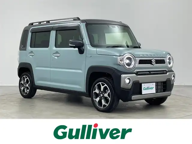 スズキ ハスラー Jスタイル ターボ 埼玉県 2020(令2)年 0.4万km オフブルーメタリック/ガンメタリック2トーンルーフ 純正９インチナビ　全方位モニター　前後ドライブレコーダー　セーフティサポート　アダプティブクルーズコントロール　シートヒーター　純正アルミホイール　スマートキー　オートライト　ＬＥＤヘッドライト　ＴＶ