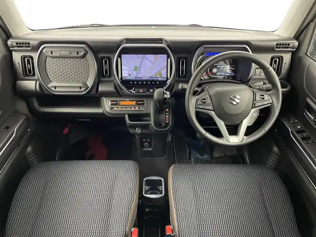 スズキ ハスラー Jスタイル ターボ 埼玉県 2020(令2)年 0.4万km オフブルーメタリック/ガンメタリック2トーンルーフ 純正９インチナビ　全方位モニター　前後ドライブレコーダー　セーフティサポート　アダプティブクルーズコントロール　シートヒーター　純正アルミホイール　スマートキー　オートライト　ＬＥＤヘッドライト　ＴＶ