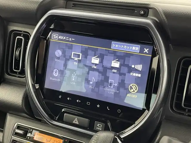 スズキ ハスラー Jスタイル ターボ 埼玉県 2020(令2)年 0.4万km オフブルーメタリック/ガンメタリック2トーンルーフ 純正９インチナビ　全方位モニター　前後ドライブレコーダー　セーフティサポート　アダプティブクルーズコントロール　シートヒーター　純正アルミホイール　スマートキー　オートライト　ＬＥＤヘッドライト　ＴＶ