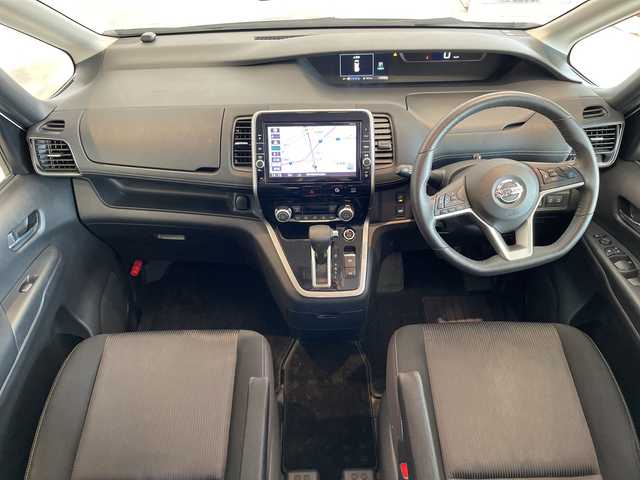 日産 セレナ ハイウェイスターVセレクションⅡ 福井県 2019(平31)年 7.1万km ブリリアントホワイトパール 純正9インチSDナビ/フルセグTV/BT/BD/DVD/CD/USB/SD/アラウンドビューモニター/フリップダウンモニター/プロパイロット/エマージェンシーブレーキ/前後ソナー/車線逸脱警報/車線逸脱防止支援システム/標識認識システム/パーキングアシスト/ETC/ドライブレコーダー/デジタルインナーミラー/両側パワースライドドア/オートライト/LEDヘッドライト/純正16インチアルミホイール/プッシュスタート/スマートキー/純正フロアマット