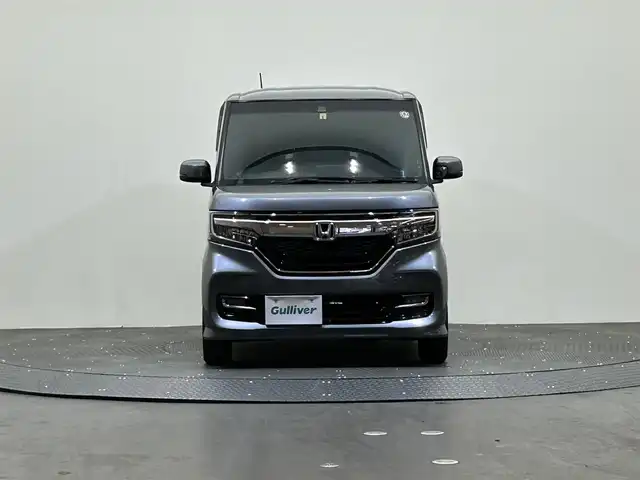 ホンダ Ｎ ＢＯＸ カスタム G L ホンダセンシング 愛媛県 2018(平30)年 4.6万km シャイニンググレーM 社外ナビ/（ＣＤ／ＤＶＤ／ＴＶ／ＢＴ）/バックカメラ　/片側パワースライドドア　/プッシュスタート/ＬＥＤライト　/純正１４インチアルミ/ETC