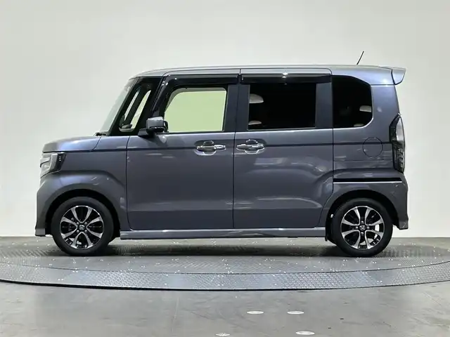 ホンダ Ｎ ＢＯＸ カスタム G L ホンダセンシング 愛媛県 2018(平30)年 4.6万km シャイニンググレーM 社外ナビ/（ＣＤ／ＤＶＤ／ＴＶ／ＢＴ）/バックカメラ　/片側パワースライドドア　/プッシュスタート/ＬＥＤライト　/純正１４インチアルミ/ETC