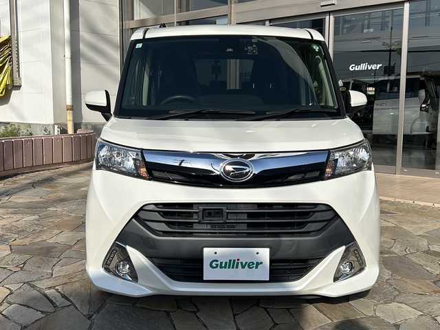 ダイハツ トール X SAⅡ 静岡県 2017(平29)年 11.4万km パールホワイトⅢ 純正ナビ/・バックモニター/・フルセグTV/・CD/DVD/・Bluetooth/主要装備/・プッシュスタート/・ドライブレコーダー/・片側パワースライドドア/・アイドリングストップ/・衝突被害軽減システム/・レーンキープアシスト/・前席シートヒーター/・純正フロアマット/・後席サンシェード/・コーナーセンサー/・オートライト/・スペアキー