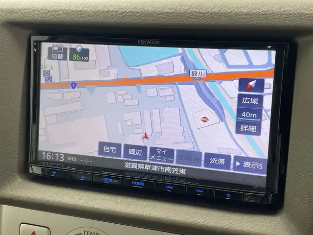日産 ＮＶ１００クリッパー リオ E 滋賀県 2014(平26)年 3.9万km ブルーイッシュブラック 禁煙車/ターボ車/社外メモリナビ【CD/USB/ワンセグ】/片側パワースライドドア/オートエアコン/電動格納ミラー/リモコンキー/スペアキー/フロアマット/パワステ