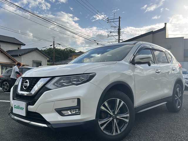 日産 エクストレイル 20X 宮崎県 2018(平30)年 14.8万km ホワイト SDナビ（Bluetooth/CD/ワンセグTV）/バックカメラ/ETC/LEDヘッドライト/純正フロアマット