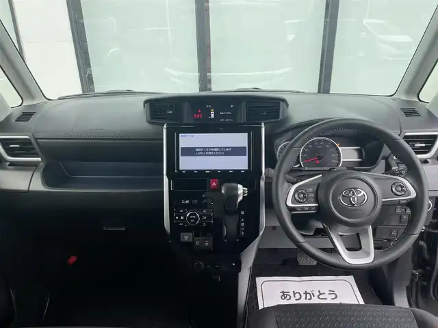 トヨタ ルーミー カスタムG－T 大阪府 2022(令4)年 2.9万km ブラックマイカメタリック 純正９インチナビ　/   フルセグTV/CD/DVD/Bluetooth　/パノラミックビューモニター/スマートアシスト/フロントコーナーセンサー　　/前席シートヒーター　/両側パワースライドドア　/レーダークルーズコントロール/レーンキープアシスト　/アイドリングストップ　/前後ドライブレコーダー/純正15インチアルミホイール/ターボ車　/ＥＴＣ　/ＬＥＤ