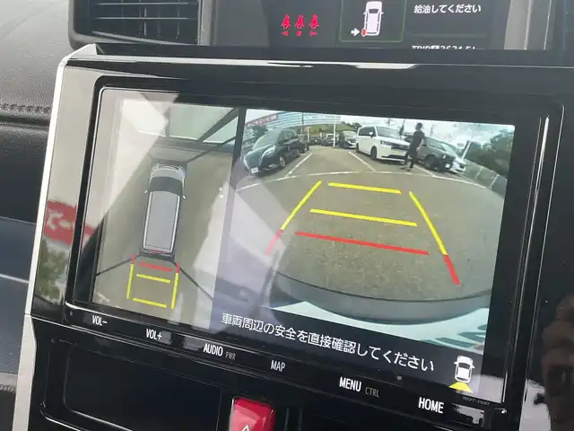 トヨタ ルーミー カスタムG－T 大阪府 2022(令4)年 2.9万km ブラックマイカメタリック 純正９インチナビ　/   フルセグTV/CD/DVD/Bluetooth　/パノラミックビューモニター/スマートアシスト/フロントコーナーセンサー　　/前席シートヒーター　/両側パワースライドドア　/レーダークルーズコントロール/レーンキープアシスト　/アイドリングストップ　/前後ドライブレコーダー/純正15インチアルミホイール/ターボ車　/ＥＴＣ　/ＬＥＤ