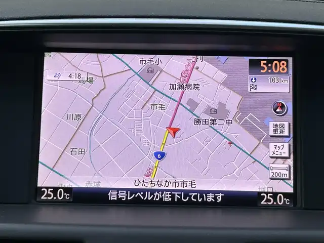 日産 シーマ 茨城県 2012(平24)年 8.6万km クリスタルホワイトパール 純正HDDナビ/フルセグ/バックカメラ/サイドカメラ/CD/DVD/純正18インチアルミホイール/黒革シート/前席シートヒーター/前席エアシート/前席パワーシート/クルーズコントロール/パワーバックドア/ビルトインETC/シガーライター/プッシュスタート/スマートキー