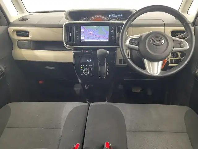 ダイハツ ムーヴ キャンバス G ブラックインテリア リミテッド SAⅢ 栃木県 2019(平31)年 4万km スムースグレーマイカメタリック/プラムブラウンクリスタルマイカ 2トーン 純正ナビ/（CD/DVD/フルセグ/Bluetooth/SD/HDMI）/全方位カメラ/スマートアシストIII/ETC/両側パワースライドドア/禁煙車/２トーン/オートライト/LEDヘッドライト/横滑り防止装置/スマートキー/プッシュスタート/アイドリングストップ/ステアリングスイッチ/革巻きステアリング/電動格納ミラー/純正フロアマット