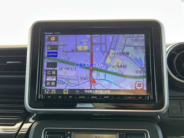 スズキ スペーシア カスタム HYBRID XS 茨城県 2020(令2)年 5.2万km スチールシルバーM 純正9インチSDナビ/エマージェンシーブレーキ/フルセグTV/両側パワースライドドア/シートヒーター/ハーフレザーシート/純正15インチアルミホイール/純正フロアマット/全方位カメラ/バックカメラ/サイドカメラ/LEDヘッドライト/オートライト/スマートキー