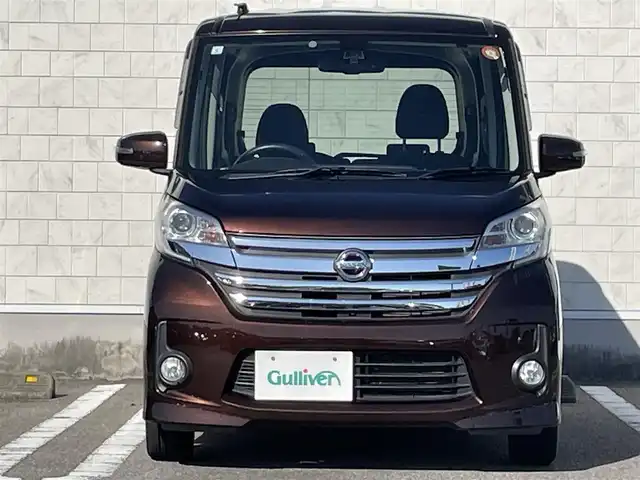 日産 デイズ ルークス ハイウェイスターX 宮崎県 2015(平27)年 9.3万km モカブラウンP 純正フルセグナビ/（MP-314D-W) （BT）（DVD再生）（CD再生）/アイドリングストップ/プッシュスタート/パーキングアシスト/パワーウィンドウ/パワーステアリング/純正フロアマット/純正LEDヘッドライト/コーナーセンサー/片側パワースライドドア/スマートキー/エアバックW/衝突被害軽減システム/盗難防止装置/横滑り防止装置/ABS/AAC/ETC