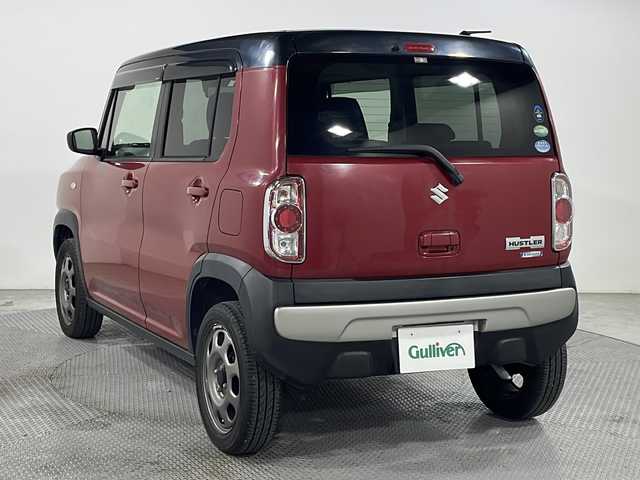 スズキ ハスラー G 広島県 2015(平27)年 5.2万km フェニックスレッドパール/ブルーイッシュブラックパール 社外ナビ　/バックカメラ　/シートヒーター　/フルセグＴＶ　/オートライト　/衝突軽減ブレーキ　/スマートキー　/アイドリングストップ　/横滑り防止　/Ｂｌｕｅｔｏｏｔｈ　/純正フロアマット　/プッシュスタート　/ＥＴＣ/純正ホイールキャップ(165/60/R15)/エアバック（運転席/助手席）