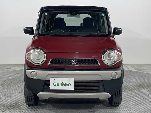 スズキ ハスラー G 広島県 2015(平27)年 5.2万km フェニックスレッドパール/ブルーイッシュブラックパール 社外ナビ　/バックカメラ　/シートヒーター　/フルセグＴＶ　/オートライト　/衝突軽減ブレーキ　/スマートキー　/アイドリングストップ　/横滑り防止　/Ｂｌｕｅｔｏｏｔｈ　/純正フロアマット　/プッシュスタート　/ＥＴＣ/純正ホイールキャップ(165/60/R15)/エアバック（運転席/助手席）