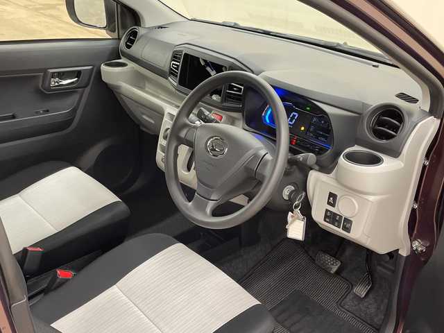 ダイハツ ミラ イース X SAⅢ 道央・札幌 2025(令7)年 0.4万km プラムブラウンクリスタルマイカ /オーディオレス//バックカメラ取付有//４WD//スマートアシスト車//衝突軽減ブレーキ//オートライト//オートハイビーム//コーナーセンサー//横滑り防止装置//アイドリングストップ//パワーウィンドウ