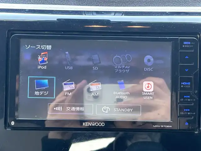 日産 デイズ J 兵庫県 2017(平29)年 6万km ブラック KENWOODナビ/フルセグTV/Bluetooth/CD/DVD/USB/ETC/ヘッドライトレベライザー/電動格納ミラー/エアコン/パワーウィンドウ/リモコンキー