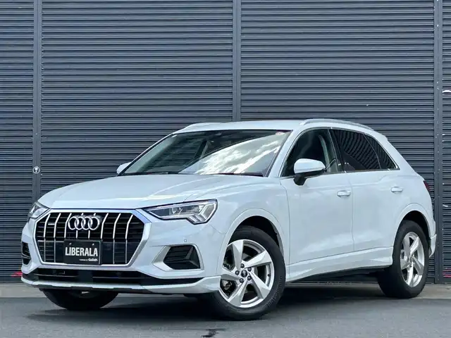 アウディ Ｑ３ 35TDIクワトロ アドバンスド 茨城県 2021(令3)年 3.9万km グレイシアホワイトメタリック ワンオーナー　/ベーシックＰＫＧ/・シートヒーター/・パワーシート/・パワーテールゲート/・オートホールド/・アドバンストキー　/アシスタンスＰＫＧ/・ＡＣＣ/・オートハイビーム/・サイドアシスト　/・レーンアシスト/３６０度カメラ　/パーキングエイド/黒革/ＬＥＤ　/純正１８ｉｎＡＷ　/ＥＴＣ2.0　/禁煙車
