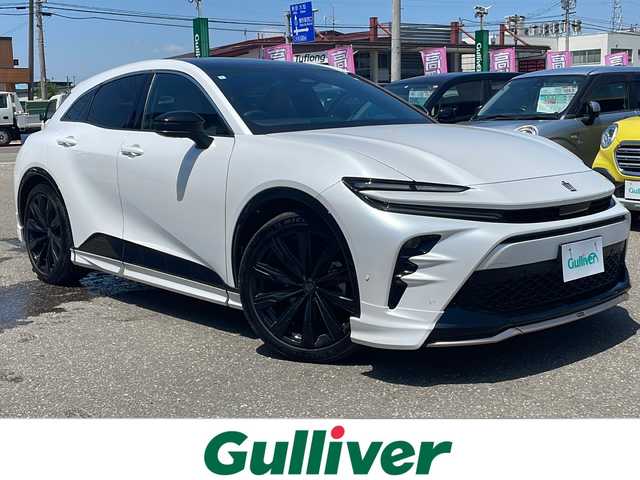 トヨタ クラウン スポーツ Z 秋田県 2024(令6)年 2万km プレシャスホワイトパール ４WD/純正メモリナビ/純正ETC2.0/全方位バックカメラ/運助パワーシート/運助エアシート/運助シートヒーター/純正AW/置くだけ充電器あり