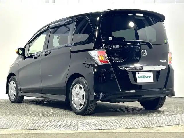 ホンダ フリード ハイブリット ジャストセレクション 大阪府 2014(平26)年 4.1万km プレミアムスパークルブラックパール 純正ナビ(フルセグ/DVD再生/Bluetooth) バックカメラ ETC クルコン 両側パワースライドドア ハーフレザー オートライト スマートキー ドラレコ オートエアコン 横滑り防止