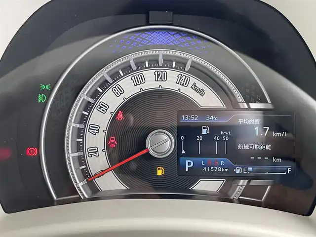 スズキ ワゴンＲ スマイル HYBRID X 愛知県 2023(令5)年 4.2万km ピュアホワイトパール/ブラック2トーン 社外7インチナビ（Panasonic）/バックカメラ/フルセグTV/Bluetooth/ヘッドアップディスプレイ/スズキセーフティーサポート/衝突被害軽減システム/横滑り防止装置/コーナーセンサー/クルーズコントロール/レーンキープアシスト/オートライト/オートマチックハイビーム/LEDヘッドライト/LEDフォグランプ/両側パワースライドドア/シートヒーター/フルフラットシート/ETC/純正フロアマット/プッシュスタート/スマートキー
