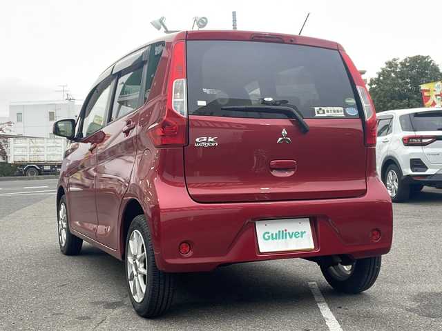 三菱 ｅＫワゴン M 福島県 2016(平28)年 8.2万km レッドメタリック オーディオ/・BT/USB/AUX/CD/FM/AM/ETC/デジタルインナーミラー/・ミラー式ドライブレコーダー/ベンチシート/・D席シートヒーター/・フルフラットシート/アイドリングストップ/電動格納ミラー/ハロゲンヘッドライト/・ヘッドライトレベライザー/ドアバイザー