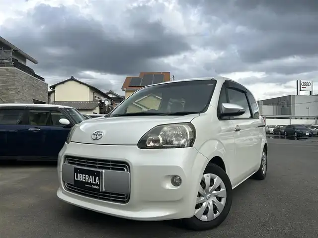 トヨタ ポルテ F アラモード 静岡県 2014(平26)年 9.6万km ホワイトパールクリスタルシャイン ディーラーメモリナビ　NSCP-W64/Bluetooth接続/ワンセグテレビ/CD/バックカメラ/オートエアコン/ウォークスルー/プッシュスタート/片側パワースライドドア(左)/ETC