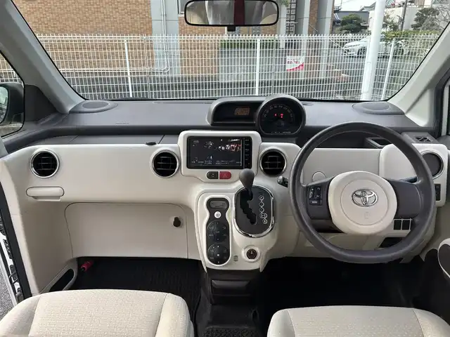 トヨタ ポルテ F アラモード 静岡県 2014(平26)年 9.6万km ホワイトパールクリスタルシャイン ディーラーメモリナビ　NSCP-W64/Bluetooth接続/ワンセグテレビ/CD/バックカメラ/オートエアコン/ウォークスルー/プッシュスタート/片側パワースライドドア(左)/ETC