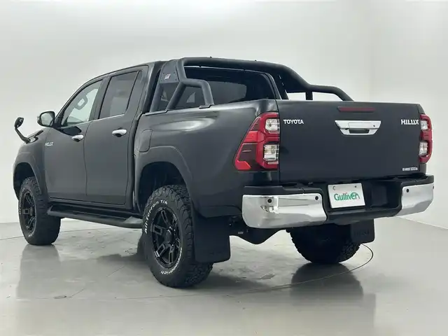 トヨタ ハイラックス Z 熊本県 2021(令3)年 3.5万km アティチュードブラックマイカ ワンオーナー　/ＧＲスポーツバー　/ＢＦグッドリッチタイヤ　/社外ディスプレイオーディオFH-８５００DVS（CD・DVD）　/クラッツィオシートカバー　/社外前方ドライブレコーダー　/レーダークルーズコントロール　/前後クリアランスソナー/衝突軽減ブレーキ/横滑り防止/ダウンヒルアシスト/先行車発進お知らせ機能/車線逸脱警報/社外フロアマット/社外１７インチAW/オートライト/LEDヘッドライト/フォグランプ/スマートキー/プッシュスタート/保証書/取扱説明書