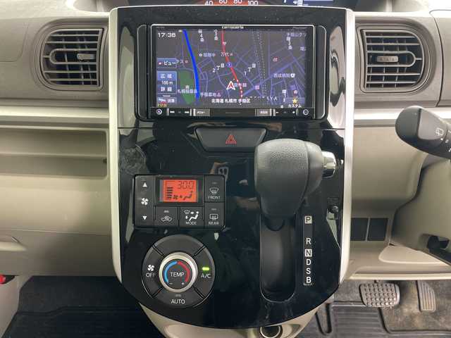 ダイハツ タント X SA Ⅲ 道央・札幌 2016(平28)年 9.3万km ブラックマイカメタリック ・４ＷＤ/・社外ナビ＆ＴＶ＆ＢＴ＆ＤＶＤ＆ＣＤ/・バックカメラ/・スマートアシストIII/・車線逸脱警報/・横滑り防止装置/・エコアイドル/・寒冷地仕様/・ドアミラーヒーター/・運転席シートヒーター/・ＥＴＣ/・純正リモコンスターター/・夏タイヤ社外アルミ付積込