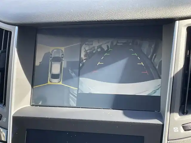 日産 スカイライン ハイブリッド 350GT Type P 大分県 2014(平26)年 6.9万km クリスタルホワイトパール ブラックレザーシート/メーカーメモリナビ 【フルセグ/DVD/BTオーディオ】/全方位カメラ/純正17インチアルミホイール/レーダークルーズコントロール/ドライブレコーダー/前後クリアランスソナー/前席パワーシート/ビルトインETC/LEDヘッドライト/LEDフォグランプ/オートライト/レザーステアリング/電動チルトステアリング/ステアリングリモコン/前席シートヒーター/横滑り防止装置/ウインカーミラー/ドアバイザー/フロアマット/電動格納ミラー/サイド＆Wエアバッグ/ABS/スマートキー×2/オールオートパワーウィンドウ/ナビ取説