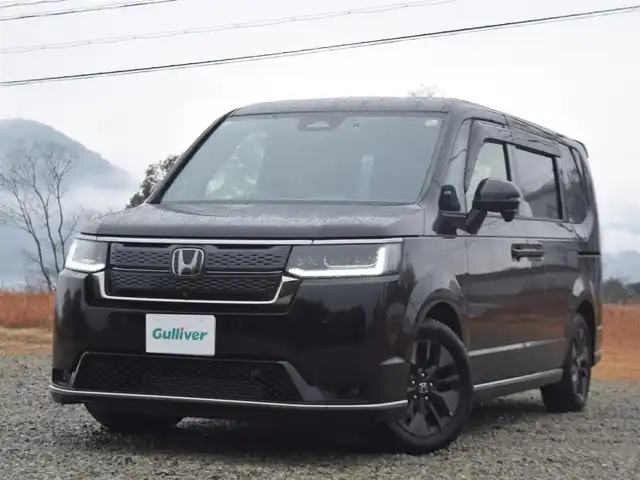 ホンダ ステップワゴン スパーダ 兵庫県 2024(令6)年 1.6万km 黒 ワンオーナー/純正ナビ/全方位カメラ/フルセグTV/ETC/ドライブレコーダー前後/両側パワースライドドア/パワーバックドア/ハーフレザーシート/シートヒーター/LEDヘッドライト/純正アルミホイール/ホンダセンシング/スマートキー/プッシュスタート/コーナーセンサー