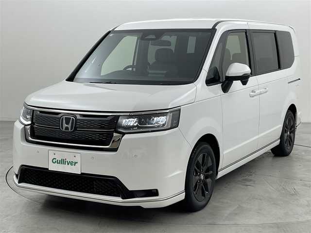 ホンダ ステップワゴン スパーダ eHEV 福岡県 2025(令7)年 0.1万km未満 プラチナホワイトパール 登録済未使用車　/純正１１．４型ナビ　/バックカメラ　/ＡＣＣ　/コーナーセンサー　/衝突軽減ブレーキ　/レーンキープ　/ＢＳＭ　/踏み間違い防止　/パドルシフト　/ハーフレザー　/シートヒーター　/パワーバックドア　/ＬＥＤ