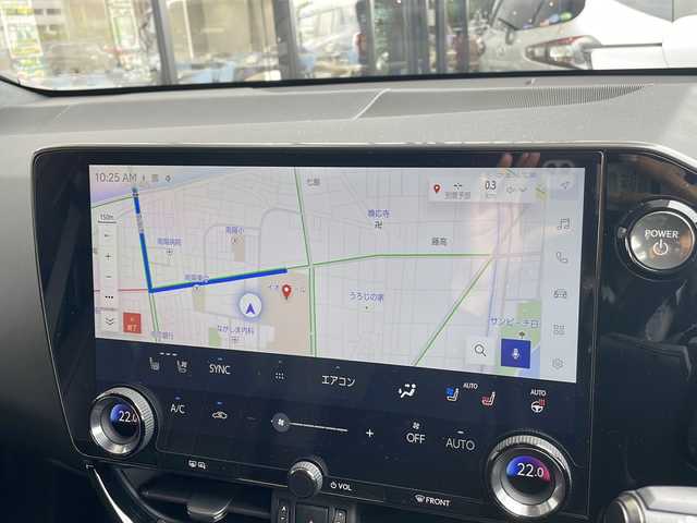 レクサス ＮＸ 350h Fスポーツ 愛知県 2022(令4)年 2.7万km ブラック 衝突軽減システム/純正14型ディズプレイオーディオ　ナビあり/三眼LEDヘッドライト/全方位カメラ/サンルーフ/レーダークルーズコントロール/シートヒーター/エアシート/フルセグ/Bluetooth/バックカメラ/電動リアゲート/パワーシート/ヘッドアップディスプレイ/コーナーセンサー/純正アルミホイール/ルーフレール/ETC2.0/ブラインドスポットモニター/パドルシフト/ステアリングヒーター/インテリジェントミラー/オートマチックハイビーム/置くだけ充電機/ドライブレコーダー/ステアリングスイッチ/スマートキー/プッシュスタート