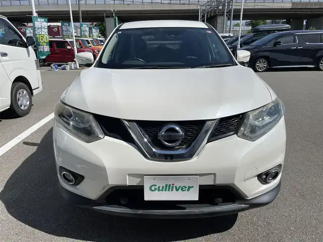 日産 エクストレイル 20X エマージェンシーブレーキ 石川県 2015(平27)年 9.2万km パール 4WD/エマージェンシーブレーキ/社外7型ナビ/フルセグTV/バックカメラ/LEDヘッドライト/ETC/オートライト/純正アルミホイール/レーンキープ/専用合皮シート/シートヒーター/電動ミラー/インテリキー/プッシュスタート