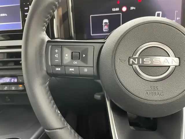 日産 ノート X 岡山県 2021(令3)年 2.4万km オーロラフレアブルーパール 社外メモリーナビ/【AM/FM/CD/DVD/Bluetooth/フルセグTV】/型番:CN-RE07WD/純正エアロ/前席シートヒーター/ステアリングヒーター/ETC/コーナーセンサー（前後）/バックカメラ/衝突軽減ブレーキシステム/ステアリングスイッチ/スマートキー/純正フロアマット/LEDヘッドライト/LEDフォグランプ/オートハイビーム