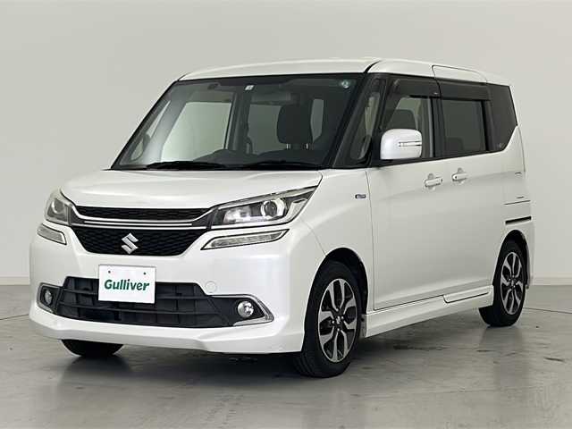 スズキ ソリオ バンディット HV MV Dカメラ ブレーキS 宮城県 2016(平28)年 4.1万km ピュアホワイトP デュアルカメラブレーキサポート/スズキセーフティサポート	/・車線逸脱抑制制御機能	/・車線逸脱警報機能	/・横滑り防止装置	/クルーズコントロール/バックカメラ/社外ナビ/・BT.USB.AUX.SD.CD.DVD/フルセグTV/両側パワースライドドア/運転席シートヒーター/ステアリングスイッチ/LEDヘッドライト/フォグランプ/アイドリングストップ/プッシュスタート/スマートキー/純正15inAW/純正フロアマット/ロールサンシェード/シートバックテーブル