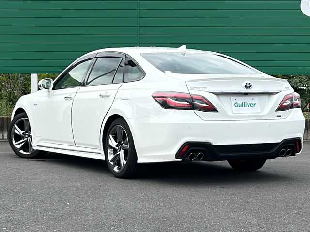 トヨタ クラウン ハイブリッド RS アドバンス 茨城県 2019(平31)年 3.8万km ホワイトパールクリスタルシャイン 純正SDナビ/CD/USB/BT/フルセグTV/バックカメラ/ヘッドアップディスプレイ/前後コーナーセンサー/横滑り防止システム/レーンキープアシスト/衝突被害軽減システム/レーダークルーズコントロール/LEDオートライト/オートマチックハイビーム/パワーシート/純正18インチアルミホイール/パドルシフト/前方ドライブレコーダー/ステアリングリモコン/スマートキー/プッシュスタート/ETC2.0