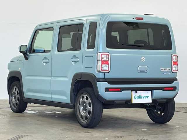スズキ ハスラー HYBRID G 岡山県 2022(令4)年 3.1万km オフブルーM 社外SDナビゲーション/(CD/DVD/SD/BT/USB/HDMI/フルセグTV)/バックモニター/ETC/衝突軽減ブレーキ/レーダークルーズコントロール/レーンキープアシスト/オートハイビームアシスト/LEDオートヘッドライト/前席シートヒーター/スマートキー/横滑り防止/アイドリングストップ/社外マット/保証書/取扱説明書