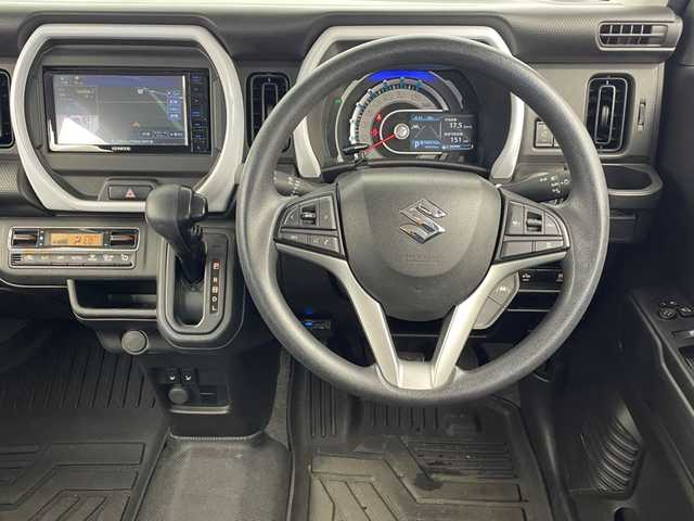 スズキ ハスラー HYBRID G 岡山県 2022(令4)年 3.1万km オフブルーM 社外SDナビゲーション/(CD/DVD/SD/BT/USB/HDMI/フルセグTV)/バックモニター/ETC/衝突軽減ブレーキ/レーダークルーズコントロール/レーンキープアシスト/オートハイビームアシスト/LEDオートヘッドライト/前席シートヒーター/スマートキー/横滑り防止/アイドリングストップ/社外マット/保証書/取扱説明書