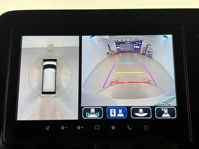 スズキ スペーシア カスタム HYBRID XS 埼玉県 2024(令6)年 1.4万km ピュアホワイトP 純正9インチナビ/(Bluetooth/CD/DVD/HDMI/USB/ipod/AM/FM)/地デジフルセグ/全方位カメラ/ETC/ステアリングヒーター/アダプティブクルーズコントロール/衝突軽減ブレーキ/車線逸脱抑制機能/ヘッドアップディスプレイ/先行車発進お知らせ機能/標識認識機能/前席シートヒーター/電子パーキングシステム/ブレーキホールド/アイドリングストップ/ロールサンシェード/ウィンカーミラー/フロントフォグランプ/純正フロアマット/純正15インチアルミホイール