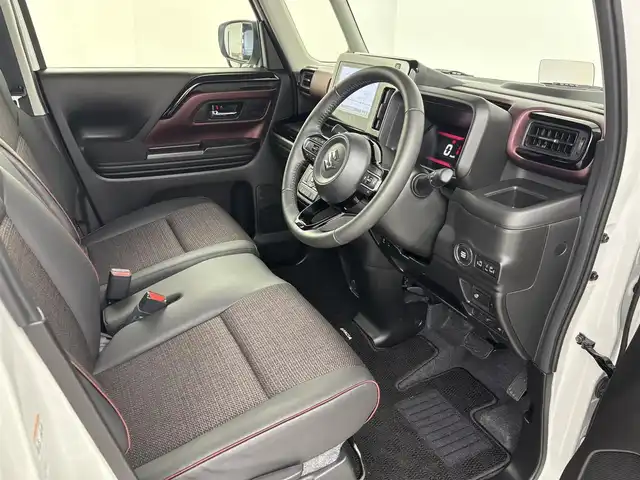 スズキ スペーシア カスタム HYBRID XS 埼玉県 2024(令6)年 1.4万km ピュアホワイトP 純正9インチナビ/(Bluetooth/CD/DVD/HDMI/USB/ipod/AM/FM)/地デジフルセグ/全方位カメラ/ETC/ステアリングヒーター/アダプティブクルーズコントロール/衝突軽減ブレーキ/車線逸脱抑制機能/ヘッドアップディスプレイ/先行車発進お知らせ機能/標識認識機能/前席シートヒーター/電子パーキングシステム/ブレーキホールド/アイドリングストップ/ロールサンシェード/ウィンカーミラー/フロントフォグランプ/純正フロアマット/純正15インチアルミホイール