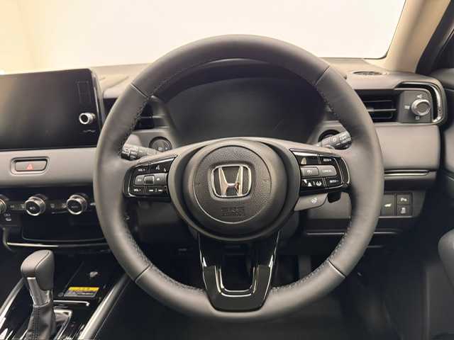 ホンダ ヴェゼル ハイブリッド e:HEV Z 兵庫県 2025(令7)年 0.1千km クリスタルブラックパール 登録済み未使用車/純正メモリナビ/（フルセグ/Bluetooth/AppleCarPlay/AndroidAuto）/純正ディスプレイオーディオ/バックカメラ/ビルトインETC2.0/ワイヤレス充電/パドルシフト/パワーバックドア/ハーフレザーシート/LEDヘッドライト/LEDフォグ/純正18インチアルミホイール/コーナーセンサー/ACC/PCS/BSM/LKA