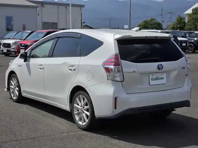 トヨタ プリウス α G ツーリングセレクション 鹿児島県 2015(平27)年 8.4万km ホワイトパールクリスタルシャイン モデリスタエアロ（リア／フロントスポイラー）　/クルーズコントロール　/ビルトインＥＴＣ　/前後ドライブレコーダー　/社外ＳＤナビ（ＭＤＶ－Ｘ７０２Ｗ）　/Ｂｌｕｅｔｏｏｔｈオーディオ　/バックカメラ　/フルセグテレビ/D席パワーシート/ハーフレザーシート/プッシュスタート/スマートキー/アイドリングストップ/カーテンエアバッグ/エアバッグ(W+サイド)